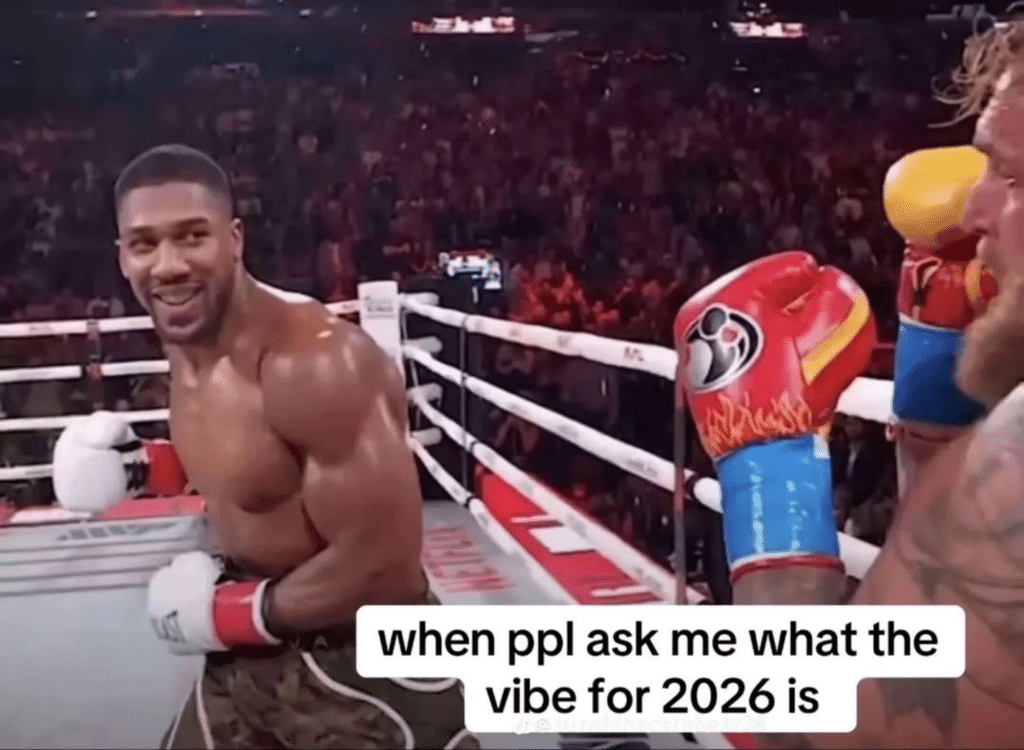 Photo of boxer Joshua Anthony smiling before he punches nazi Jake Paul and breaks his jaw in two places.